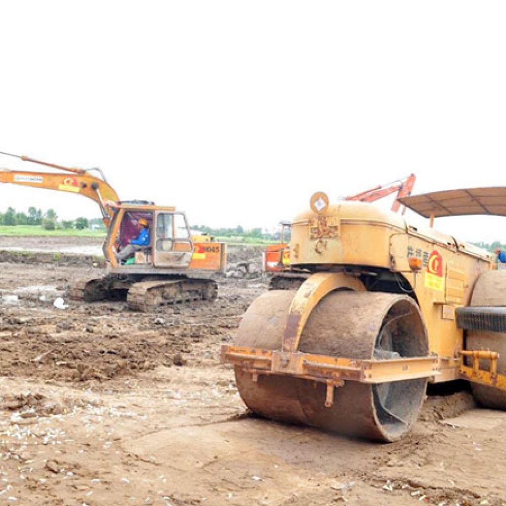 San lấp mặt bằng